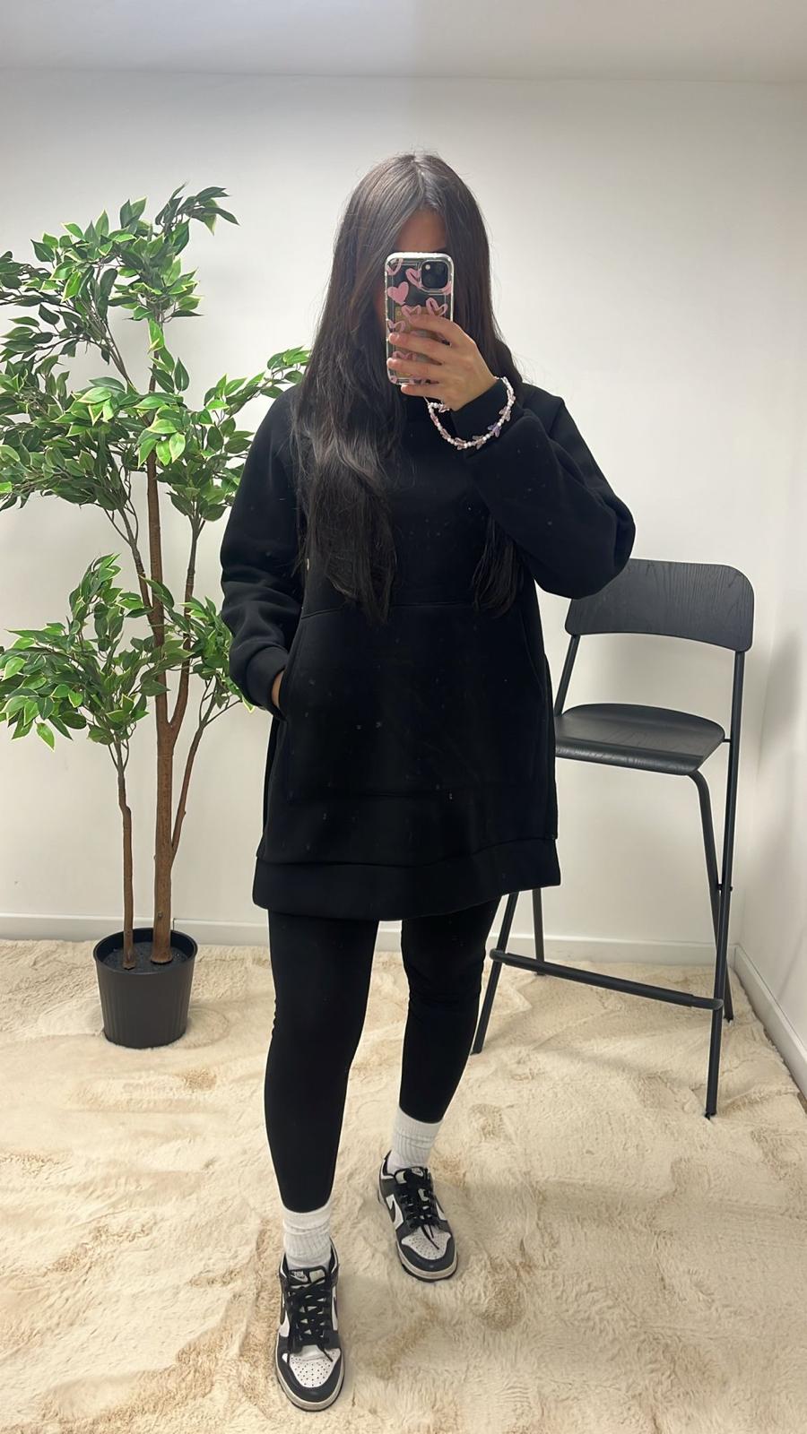 ENSEMBLE NOIR EN COTON