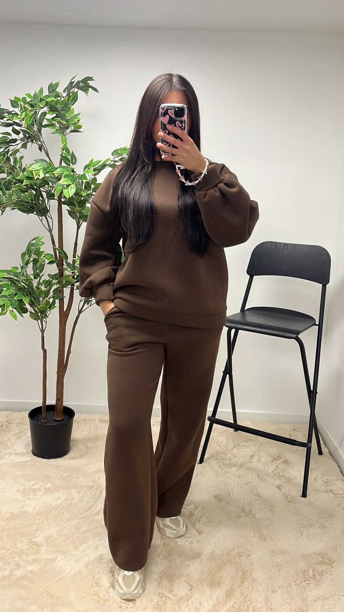 ENSEMBLE JOGGING MARRON