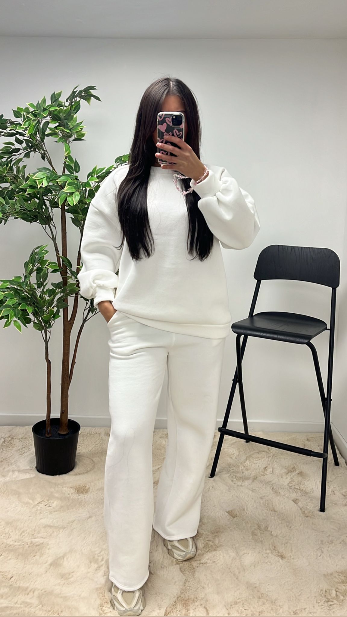 ENSEMBLE JOGGING BLANC