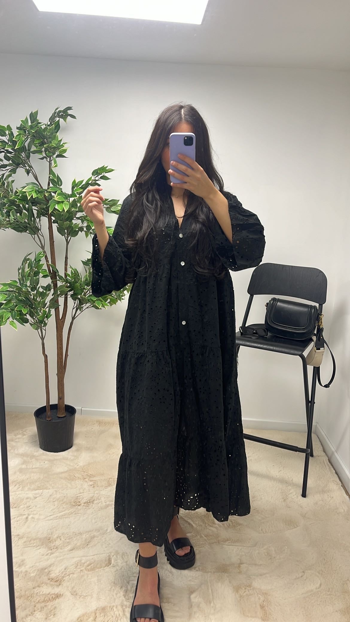 ROBE INSPI BOHEME NOIR