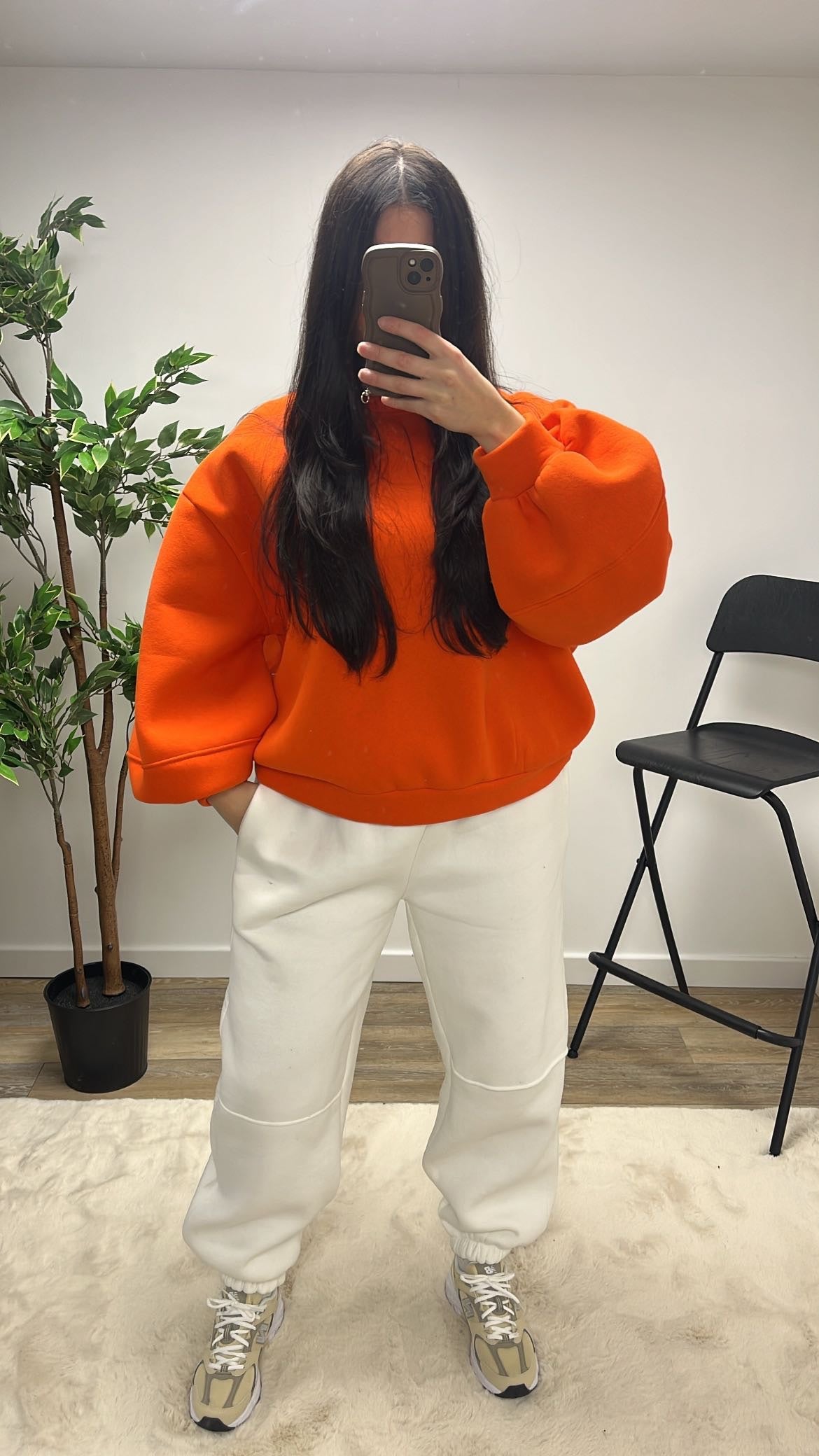 ENSEMBLE JOGGING LOOSE BICOLORE